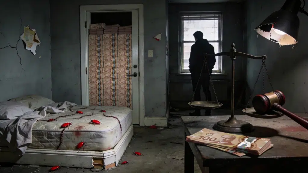 Justice, money, and a crime scene.