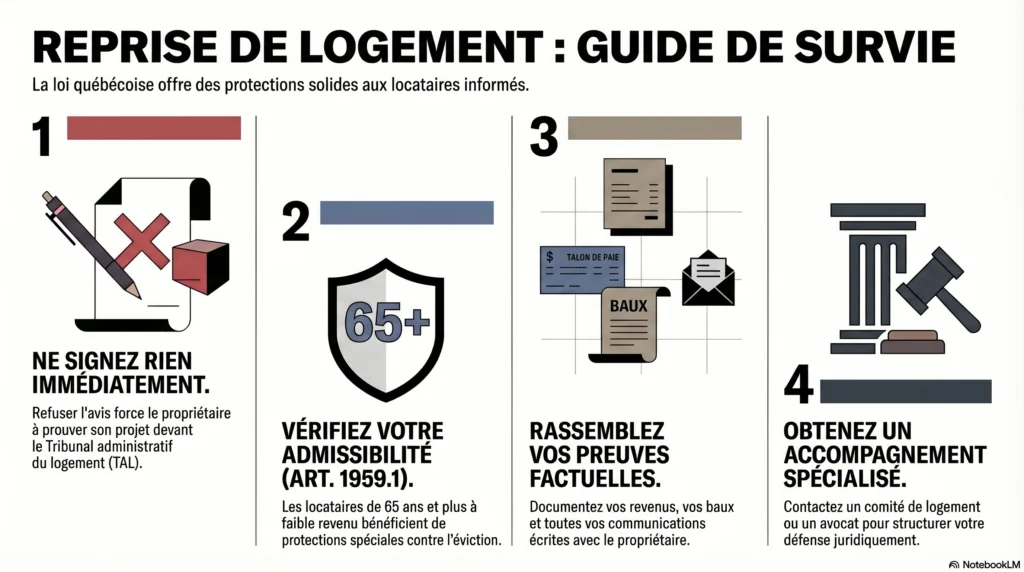 guide survie Guide reprise de logement Québec