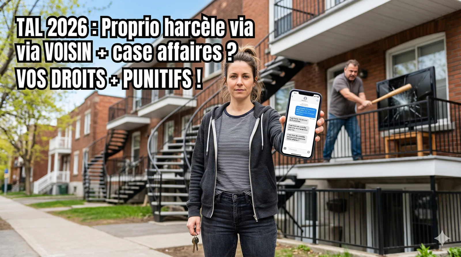 Propriétaire vend maison et veut reprendre votre logement ? + Harcèlement par voisin : Vos droits TAL Québec 2026 Propriétaire harcèle locataire, droits locataires