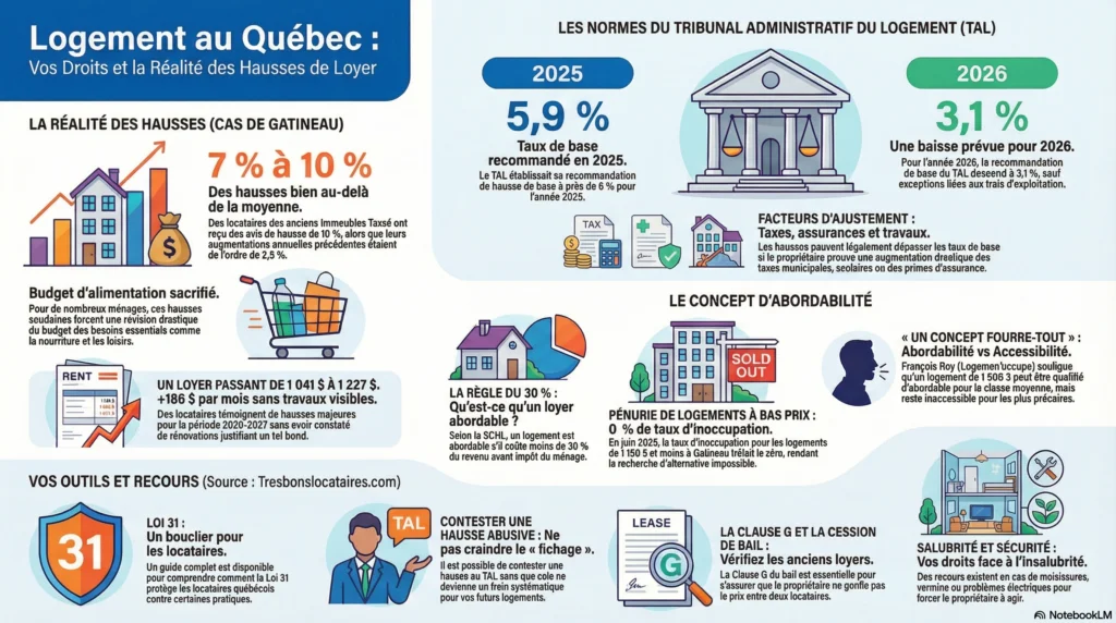 Scandale à Gatineau : COMMENT LE CONSORTIUM HALFRED CUSTEAU piège les locataires sous couvert d'abordabilité hausse loyer gatineau